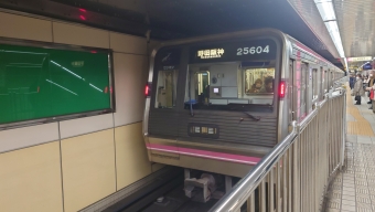 今里駅から難波駅の乗車記録(乗りつぶし)写真