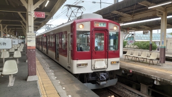 近鉄名古屋駅から伊勢中川駅の乗車記録(乗りつぶし)写真