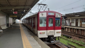 伊勢中川駅から名張駅の乗車記録(乗りつぶし)写真