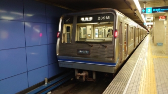 住之江公園駅から西梅田駅の乗車記録(乗りつぶし)写真