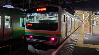 宇都宮駅から小田原駅の乗車記録(乗りつぶし)写真
