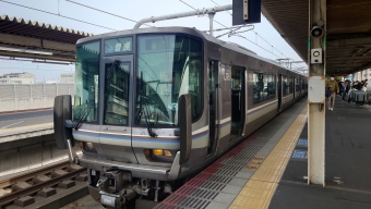 大阪駅から加古川駅の乗車記録(乗りつぶし)写真