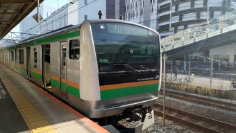 大船駅から戸塚駅の乗車記録(乗りつぶし)写真