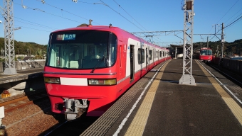 内海駅から名鉄名古屋駅の乗車記録(乗りつぶし)写真