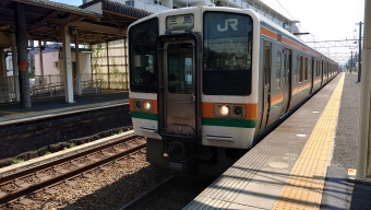 興津駅から沼津駅の乗車記録(乗りつぶし)写真