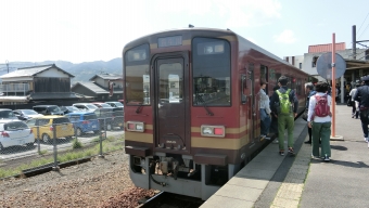 貴生川駅から信楽駅の乗車記録(乗りつぶし)写真