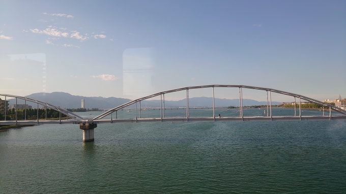 鉄道乗車記録の写真:車窓・風景(3)        「琵琶湖」