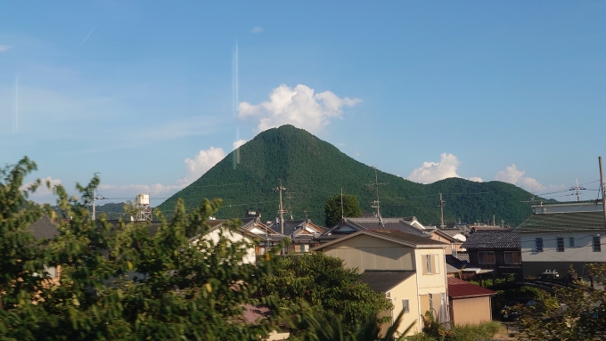 鉄道乗車記録の写真:車窓・風景(4)        「近江富士」