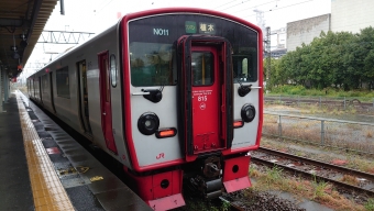 八代駅から新八代駅の乗車記録(乗りつぶし)写真
