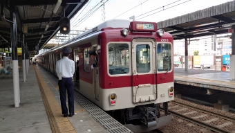 名張駅から五位堂駅の乗車記録(乗りつぶし)写真