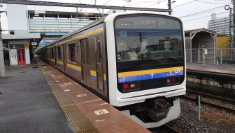 安房鴨川駅から千葉駅の乗車記録(乗りつぶし)写真