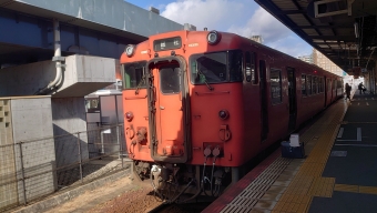 岡山駅から総社駅の乗車記録(乗りつぶし)写真