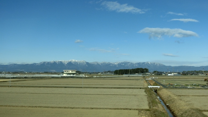 鉄道乗車記録の写真:車窓・風景(4)        「比良山」