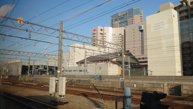 鉄道乗車記録の写真:車窓・風景(5)        「金沢駅前ビル」