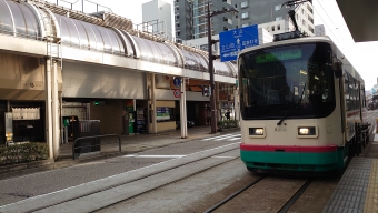 中町（西町北）停留場から電鉄富山駅・エスタ前停留場の乗車記録(乗りつぶし)写真