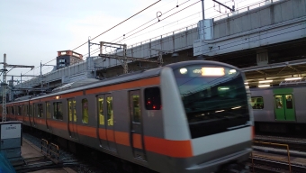 神田駅から東京駅の乗車記録(乗りつぶし)写真