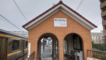銚子駅 写真:駅名看板