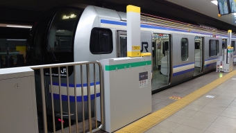 成田駅から成田空港駅の乗車記録(乗りつぶし)写真