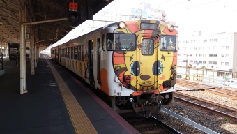 下関駅から長門市駅の乗車記録(乗りつぶし)写真