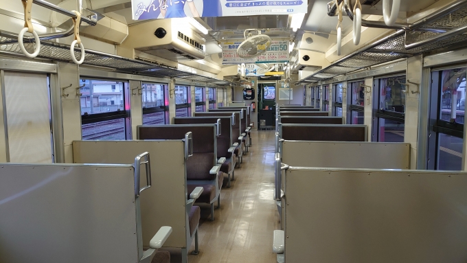 鉄道乗車記録の写真:車内設備、様子(12)        