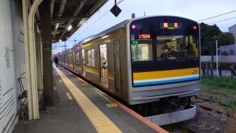大川駅から安善駅の乗車記録(乗りつぶし)写真