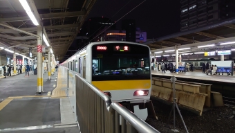 御茶ノ水駅から錦糸町駅の乗車記録(乗りつぶし)写真