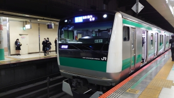 大宮駅から武蔵浦和駅の乗車記録(乗りつぶし)写真