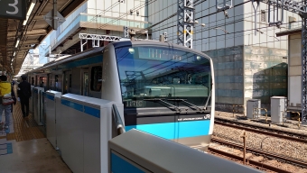 東神奈川駅から横浜駅の乗車記録(乗りつぶし)写真