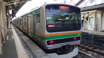 小田原駅から沼津駅の乗車記録(乗りつぶし)写真