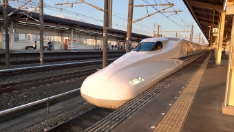 掛川駅から名古屋駅の乗車記録(乗りつぶし)写真