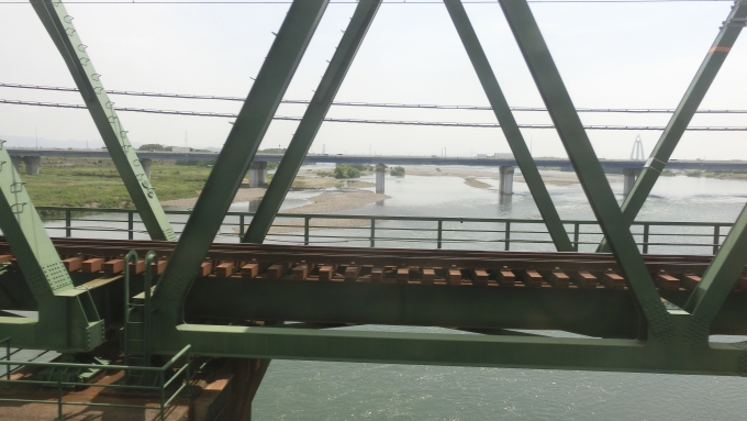 鉄道乗車記録の写真:車窓・風景(2)        「木曽川」