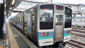 松本駅から塩尻駅の乗車記録(乗りつぶし)写真