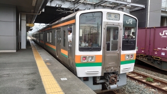 豊橋駅から二川駅の乗車記録(乗りつぶし)写真