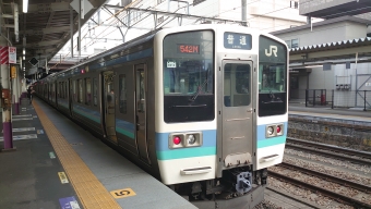 甲府駅から勝沼ぶどう郷駅の乗車記録(乗りつぶし)写真