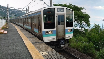 勝沼ぶどう郷駅から石和温泉駅の乗車記録(乗りつぶし)写真