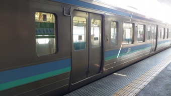 石和温泉駅から甲府駅の乗車記録(乗りつぶし)写真