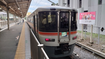 甲府駅から静岡駅の乗車記録(乗りつぶし)写真