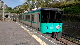 名谷駅から西神中央駅の乗車記録(乗りつぶし)写真