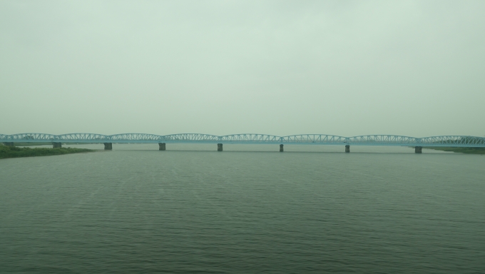 鉄道乗車記録の写真:車窓・風景(2)        「阿賀野川」