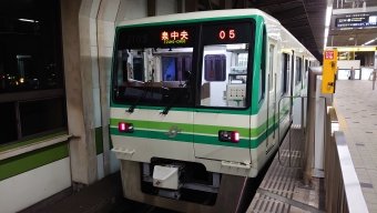 富沢駅から泉中央駅の乗車記録(乗りつぶし)写真