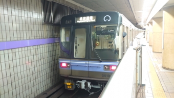 名城公園駅から矢場町駅の乗車記録(乗りつぶし)写真