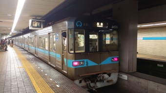 大須観音駅から伏見駅の乗車記録(乗りつぶし)写真