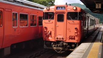 香住駅から城崎温泉駅の乗車記録(乗りつぶし)写真