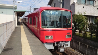 笠松駅から江吉良駅の乗車記録(乗りつぶし)写真