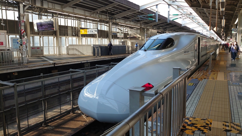 鉄道乗車記録「名古屋駅から新大阪駅」乗車した列車(外観)の写真(1) by river180 撮影日時:2021年11月