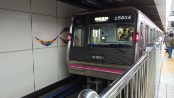 難波駅から野田阪神駅の乗車記録(乗りつぶし)写真