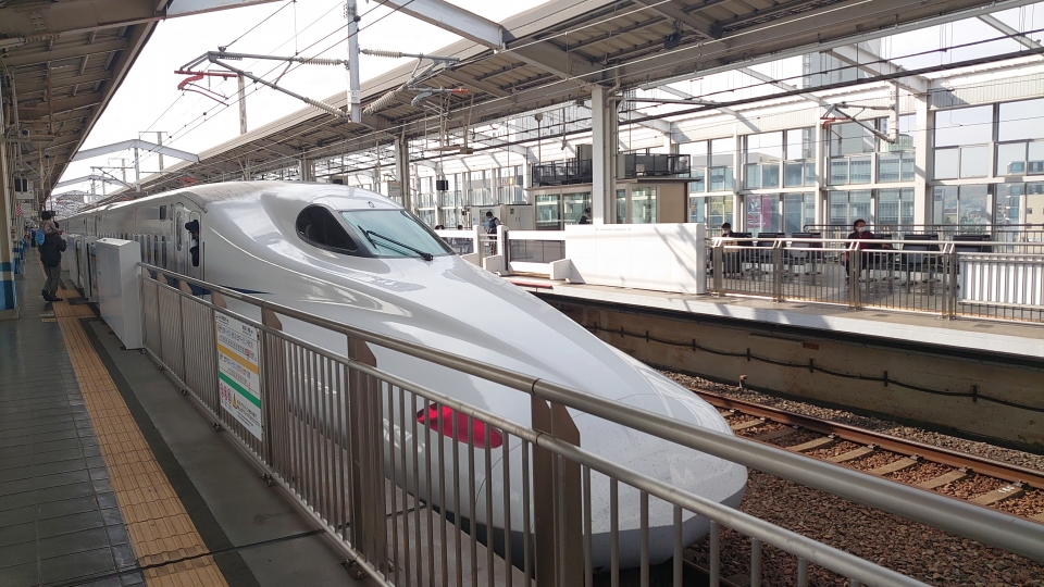 鉄道乗車記録「新大阪駅から岡山駅」乗車した列車(外観)の写真(3) by river180 撮影日時:2021年11月