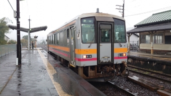 東津山駅から津山駅の乗車記録(乗りつぶし)写真