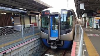 大牟田駅から花畑駅の乗車記録(乗りつぶし)写真