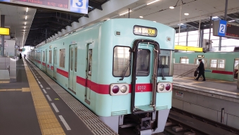 花畑駅から西鉄久留米駅の乗車記録(乗りつぶし)写真